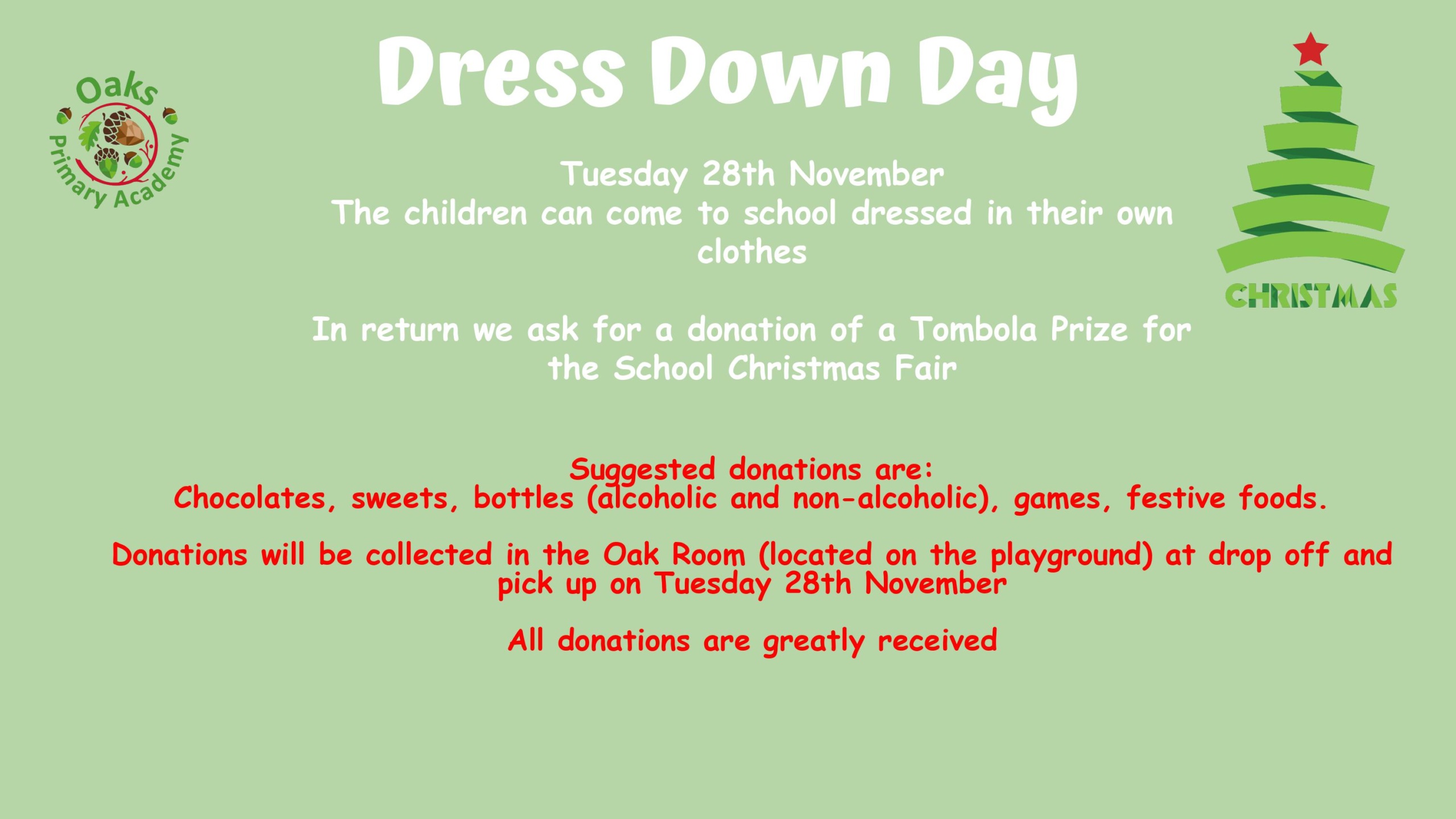 Dress Down Day Poster 2023